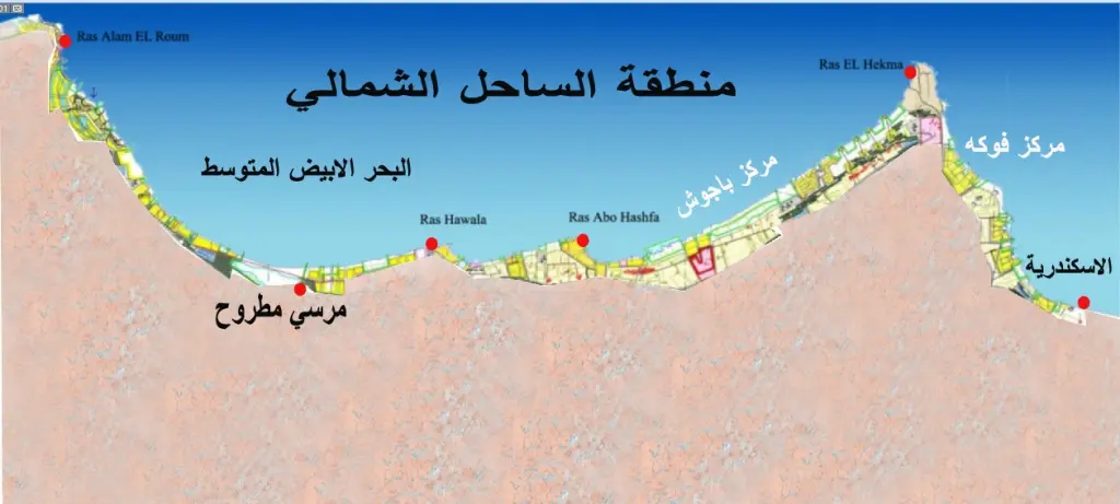 خريطة-الساحل-الشمالي