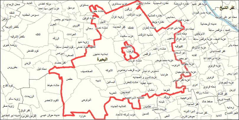 خريطة-دمنهور-بالتفصيل